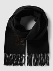 Schal mit Ausfransungen von Lauren Ralph Lauren Schwarz - 7