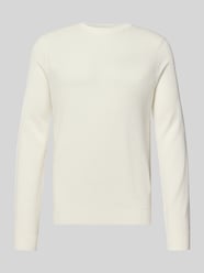 Sweter z dzianiny o kroju regular fit z okrągłym dekoltem od Antony Morato - 4