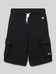 Sweatshorts met logostitching van CHAMPION - 23