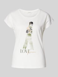 Regular Fit T-Shirt aus Viskose-Mix von Christian Berg Woman - 42