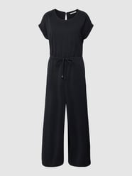 Jumpsuit met druppelvormige hals van Esprit Grijs / zwart - 7