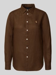 Bluzka koszulowa z listwą guzikową od Polo Ralph Lauren - 38
