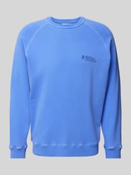 Sweatshirt mit Rundhalsausschnitt von Thinking Mu Blau - 42