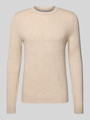 Sweter z dzianiny z mieszanki wełny z domieszką kaszmiru od MCNEAL - 38