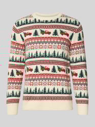 Strickpullover im Allover-Look Modell 'Winter village' von Lindbergh - 21