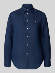 Bluzka koszulowa z czystego lnu od Polo Ralph Lauren - 16