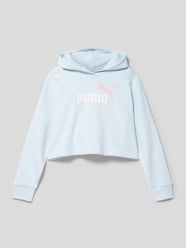 Hoodie met kangoeroezak, model 'POWER' van Puma Grijs - 45