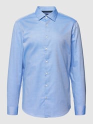 Business-Hemd mit Sportmanschetten von Jake*s Slim Fit Blau - 31