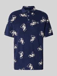 Regular Fit Poloshirt mit Motiv-Print Modell 'TERRY' von Polo Ralph Lauren Blau - 6