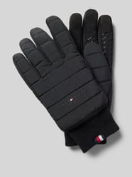 Handschuhe mit Label-Detail Modell 'ESTABLISHED' von Tommy Hilfiger Schwarz - 20