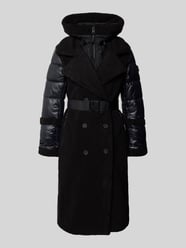 Lange jas met riem, model 'KALMIA' van khujo - 23