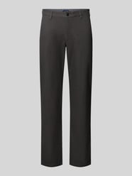 Spodnie materiałowe o kroju straight fit z mieszanki bawełny od Christian Berg Men - 15