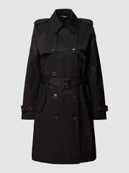 Mantel mit Label-Details von Lauren Ralph Lauren Grau / Schwarz - 38