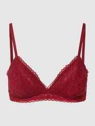 Bralette van gehaakt kant, model 'Clarisse' van s.Oliver RED LABEL Rood - 44