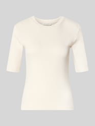 Slim fit T-shirt in halflange mouwen-design van Christian Berg Woman - 44