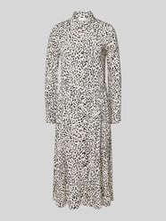 Midikleid mit Bindegürtel von Milano Italy - 17