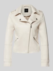 Jacke mit asymmetrischem Reißverschluss von Zero Beige - 2