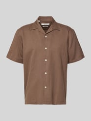 relaxed fit vrijetijdsoverhemd van mix van katoen en linnen model 'RLXCLAY' van Selected Homme - 31