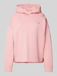 Oversized Hoodie mit Label-Stitching Modell 'RAIANA' von Drykorn Rosa - 39