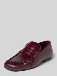 Loafer mit Raffungen Modell 'Aven' von ALOHAS Bordeaux - 4