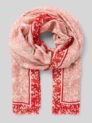 Sjaal van een mix van modal en cupro van Marc O'Polo Fuchsia - 39