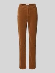 Slim fit corduroy broek in 5-pocketmodel van Christian Berg Woman - 9