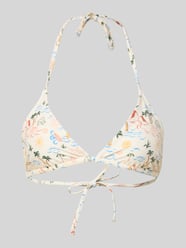 Bikini-Oberteil mit Allover-Animal-Print von Jake*s Casual - 29
