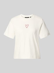 Oversize’owy T-shirt z czystej bawełny model 'SARA METTE' od VERO MODA - 13