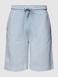 Sweatshorts mit Label-Print Modell 'Sefadebasic' von BOSS Orange Blau - 35