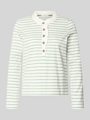 Longsleeve mit Knopfleiste und Rüschen von Christian Berg Woman - 40