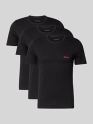 T-shirt z nadrukiem z logo w zestawie 3 szt. od HUGO - 27