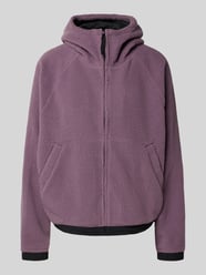 Relaxed fit fleecejack met ritssluiting, model 'Helix' van Carhartt Work In Progress - 16