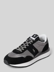 Sneaker mit Logo-Print von Polo Ralph Lauren Schwarz - 20