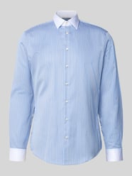 Slim fit zakelijk overhemd van katoen met kentkraag van Jake*s - 25