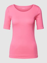 T-Shirt mit Label-Detail von Marc Cain Pink - 27