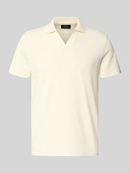Slim Fit Poloshirt mit V-Ausschnitt von MCNEAL - 24
