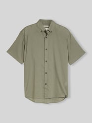 Koszula casualowa o kroju relaxed fit z mieszanki lnu i bawełny od Tom Tailor Denim - 45