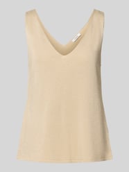 Gebreide top met V-hals, model 'MOBBE' van B.Young - 43