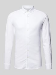 Slim Fit Business-Hemd mit Kentkragen von Desoto Weiß - 28