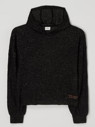 Hoodie mit Message von s.Oliver RED LABEL Schwarz - 18