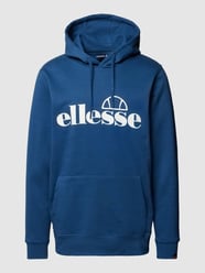 Hoodie mit Label-Print Modell 'Oodia' von Ellesse Blau - 20