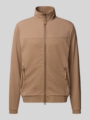 Regular Fit Sweatjacke mit Stehkragen Modell 'Dolan' von FIRE + ICE Beige - 18