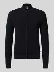 Slim fit gebreid jack met opstaande kraag, model 'Alagoon' van Matinique - 45