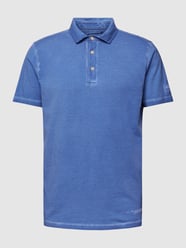 Poloshirt mit Label-Details Modell 'SOHO RUGBY POLO' von Better Rich Blau - 4