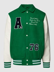 College-Jacke mit Label-Stitchings von MCNEAL Grün - 45
