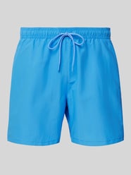 Badeshorts mit elastischem Bund Modell 'ORIGINAL' von Tommy Hilfiger Blau - 6