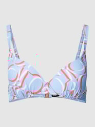 Bikini-Oberteil mit Allover-Muster Modell 'Marinha' von JOOP! BODYWEAR Blau - 48