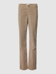 Stoffhose mit 5-Pocket-Design Modell 'Cici' von Angels Beige - 41