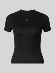 T-shirt z mieszanka wiskozy model 'LICIA' od GUESS - 35
