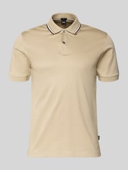 Slim Fit Poloshirt aus reiner Baumwolle Modell 'PENROSE 38' von BOSS Beige - 19